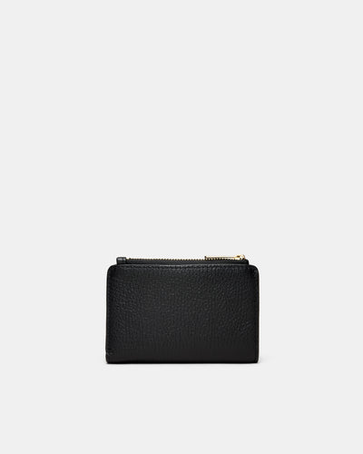 Natalie Medium Wallet - Black Light Gold