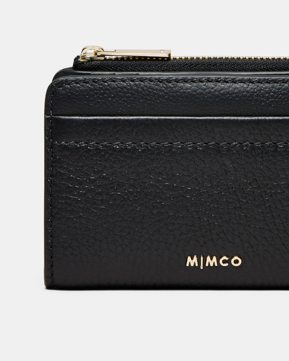 Natalie Medium Wallet - Black Light Gold