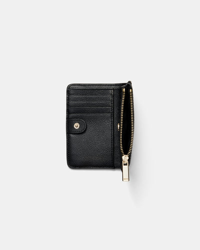 Natalie Medium Wallet - Black Light Gold