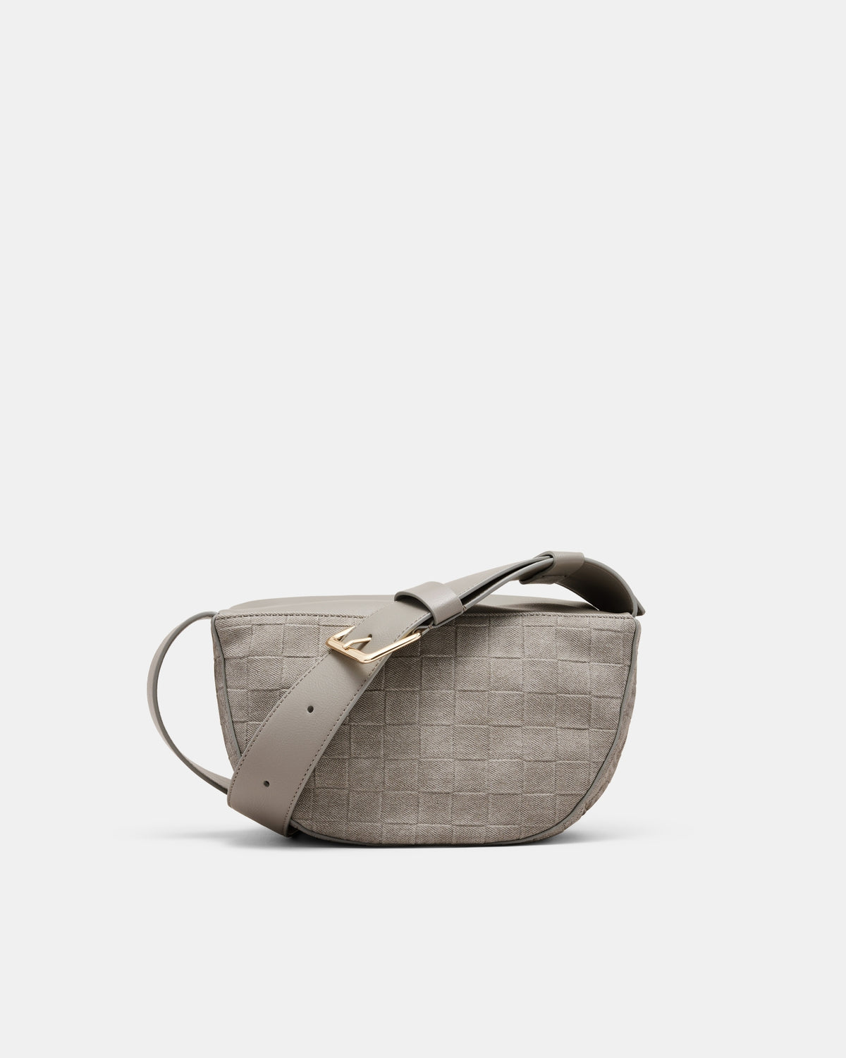 Parker Crescent Crossbody Bag - Fog