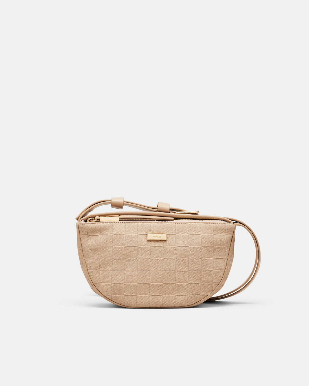 Parker Crescent Crossbody Bag - Biscuit