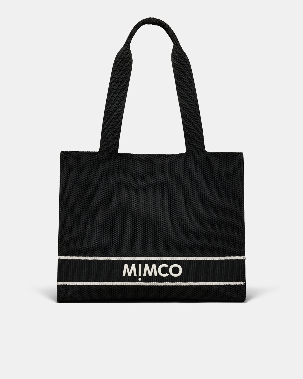 Blondie Boxy Tote Bag - Black Silver