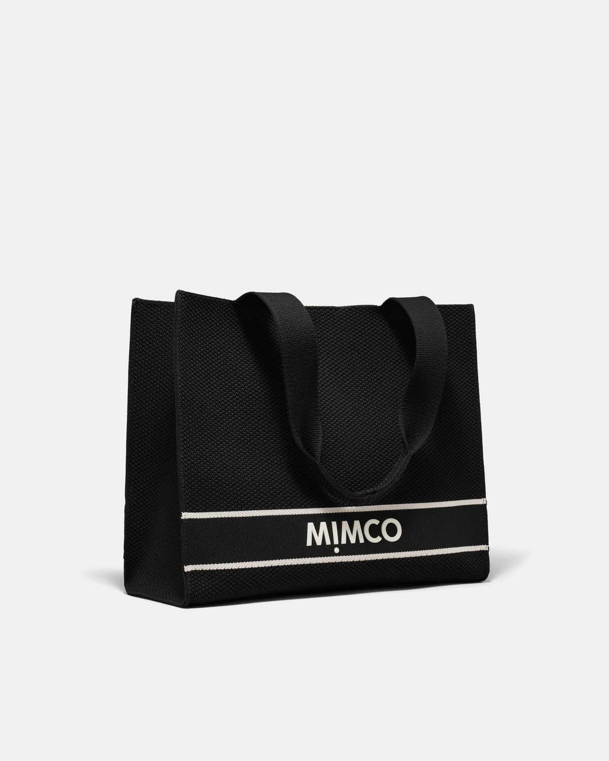 Blondie Boxy Tote Bag - Black Silver