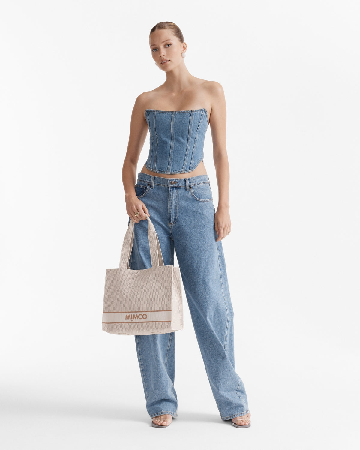 Blondie Boxy Tote Bag - Alabaster