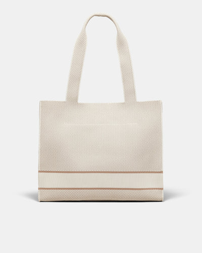 Blondie Boxy Tote Bag - Alabaster