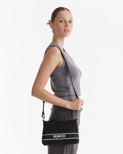 Blondie Crossbody Bag - Black Silver