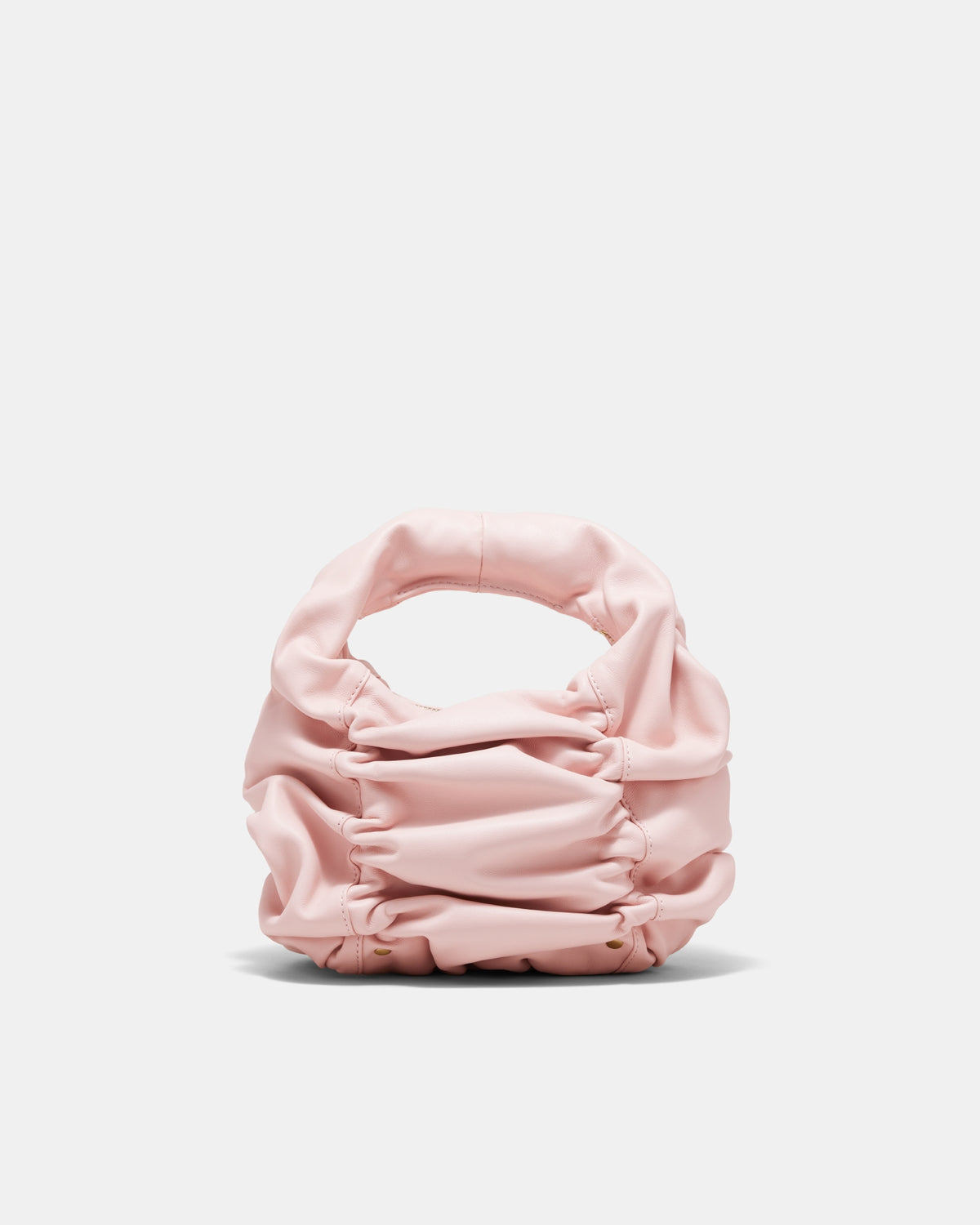 Solace Mini Leather Grab Bag - Ballet