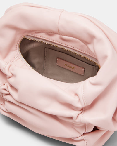 Solace Mini Leather Grab Bag - Ballet