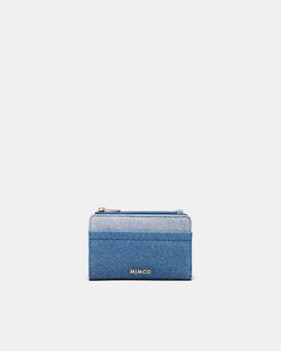 Natalie Medium Wallet - Denim