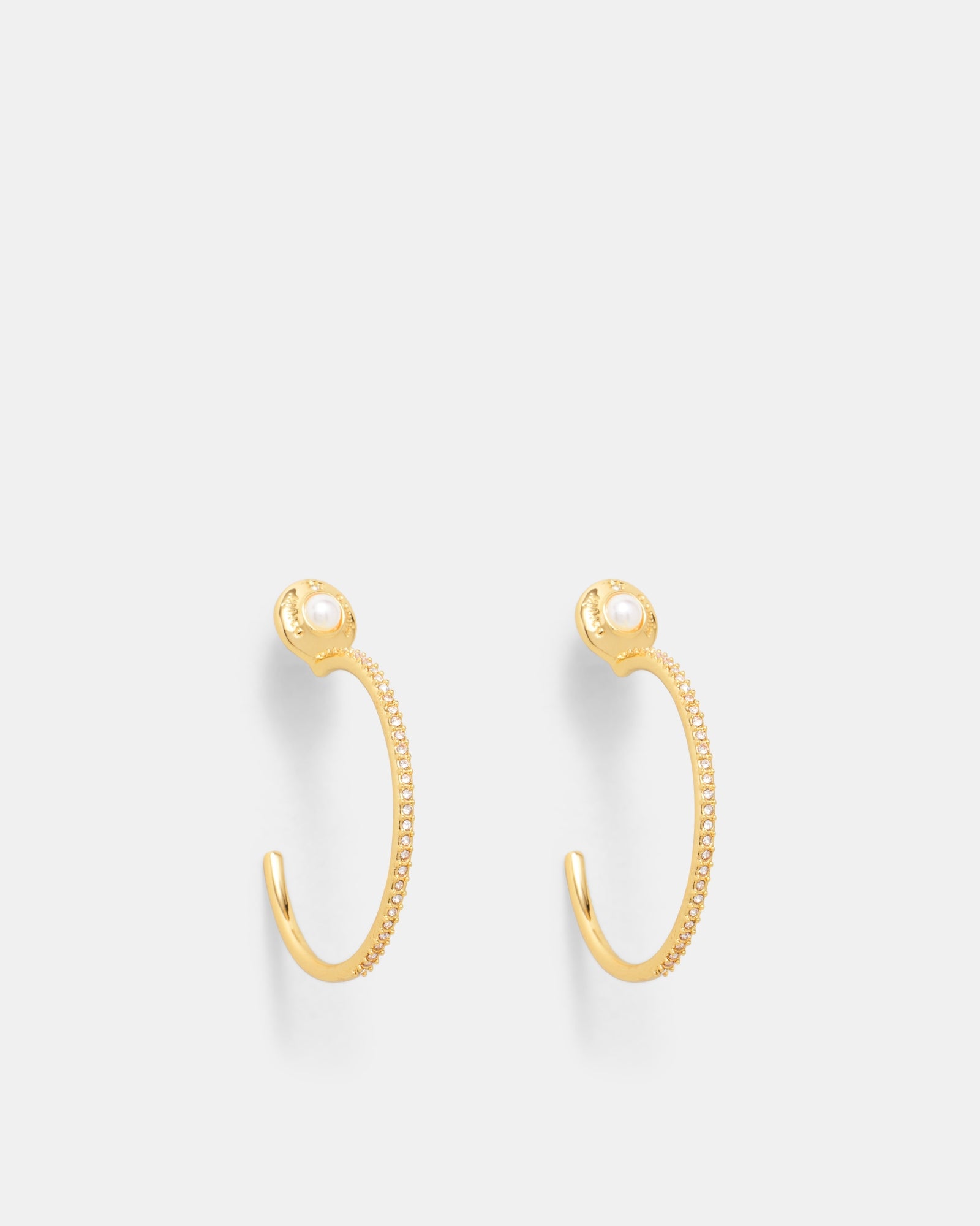 Enliven Large Hoop Earrings - Gold