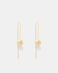 Enliven Thread Earrings - Gold