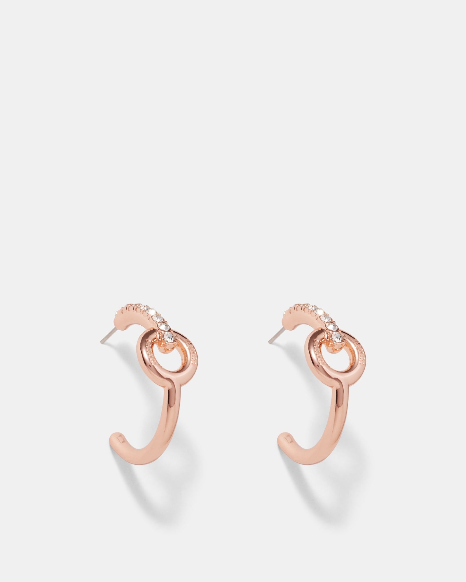 Circulate Large Hoop Earrings - Rose Gold