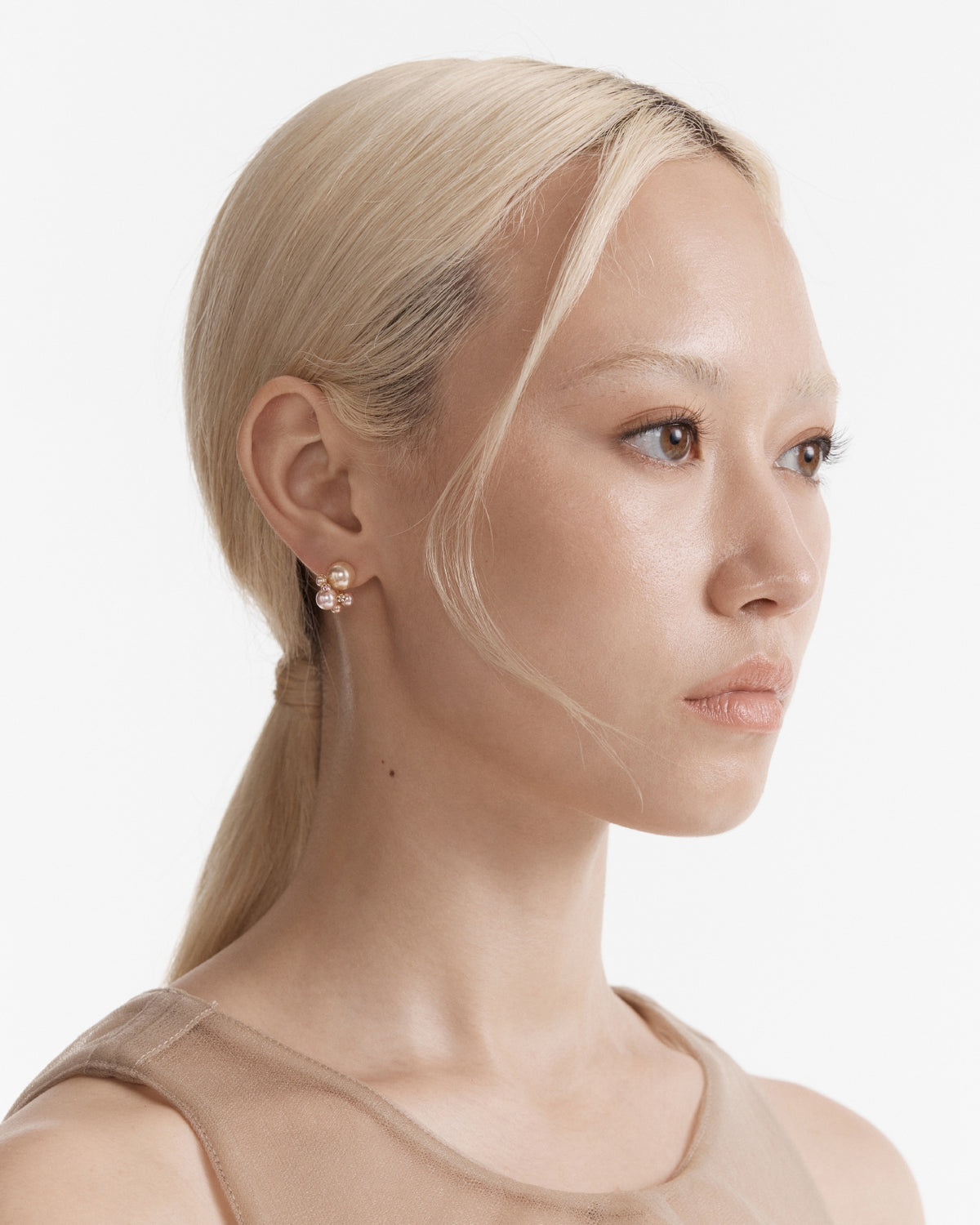 Bundle Stud Earrings - Ballet