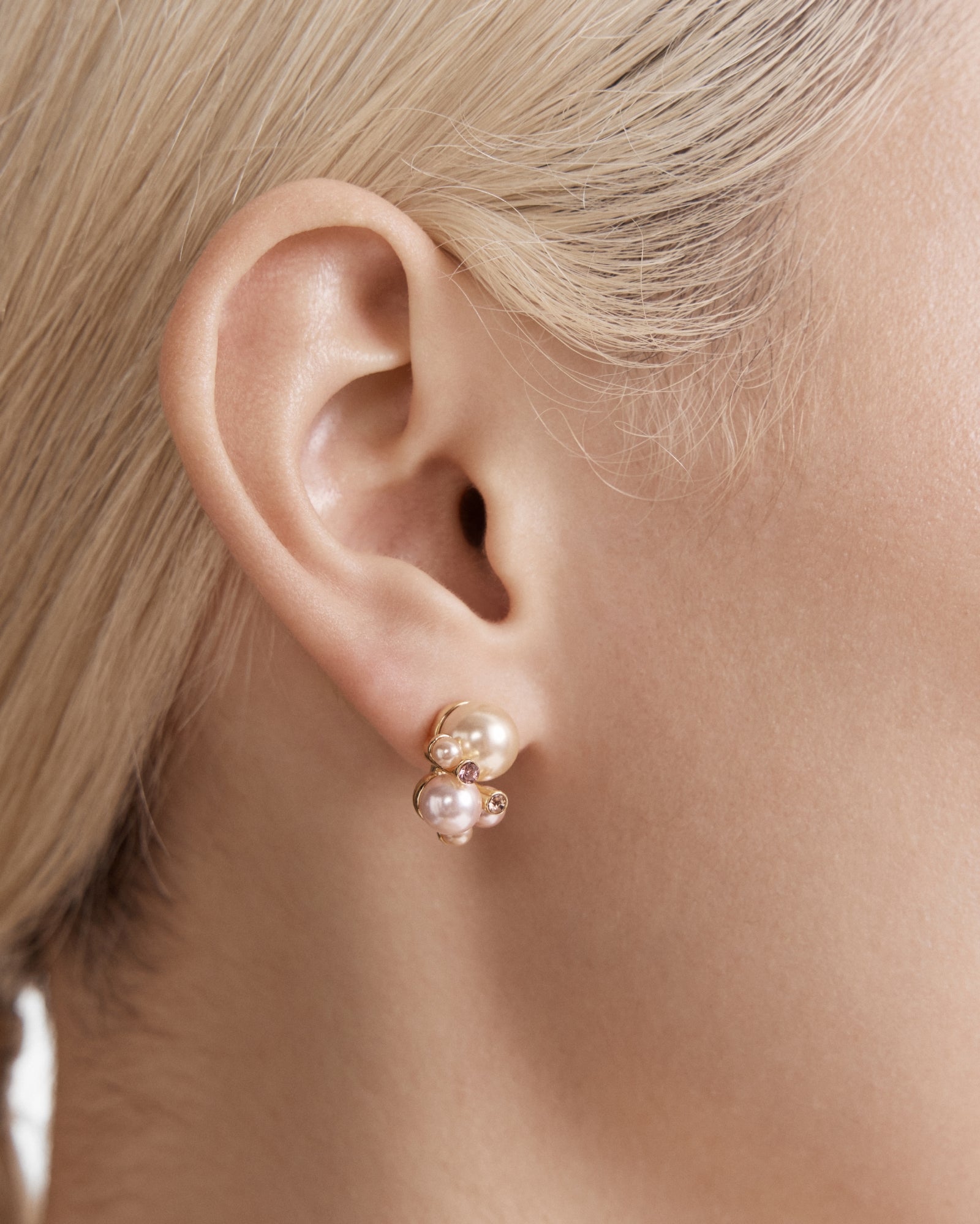 Bundle Stud Earrings - Ballet