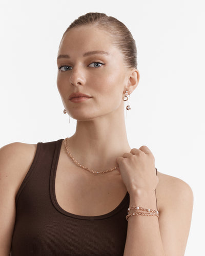 Enliven Chain Necklace - Rose Gold