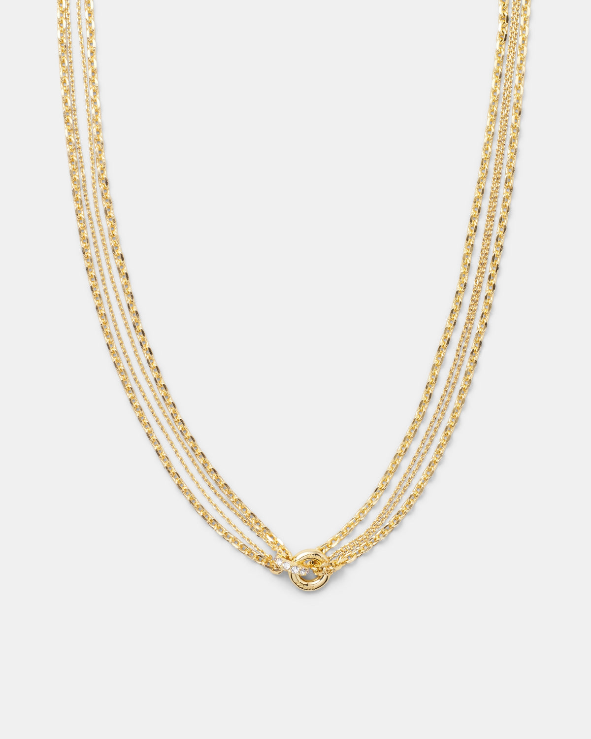 Circulate Chain Necklace - Gold