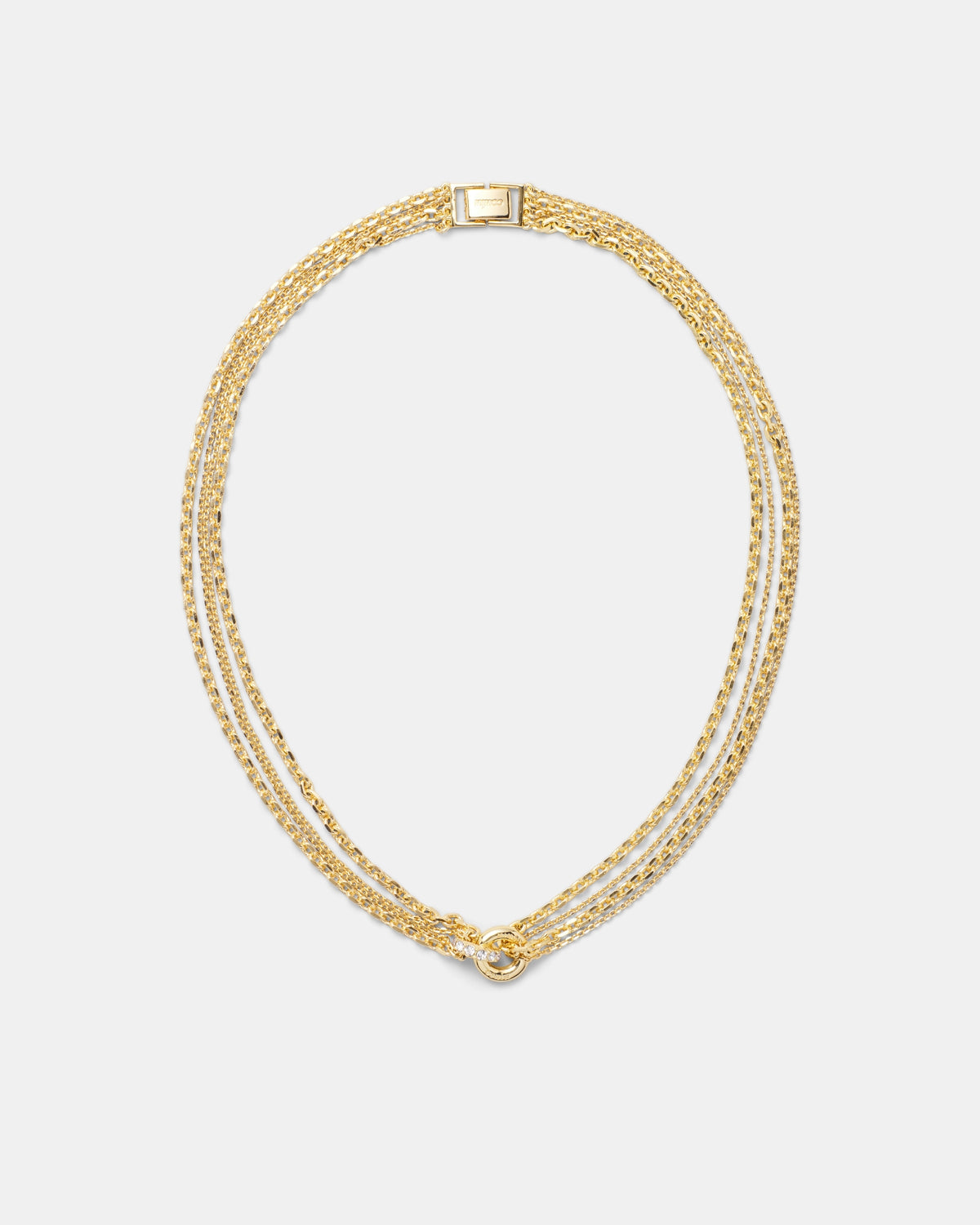 Circulate Chain Necklace - Gold