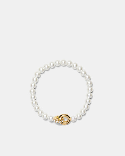 Circulate Pearl Bracelet - Gold