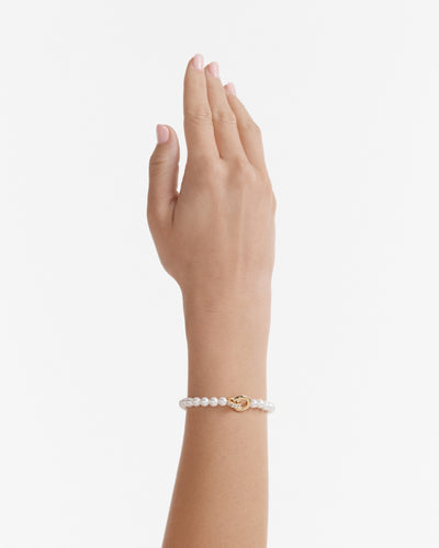 Circulate Pearl Bracelet - Gold