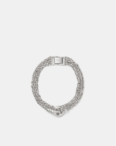 Circulate Multi Chain Bracelet - Silver