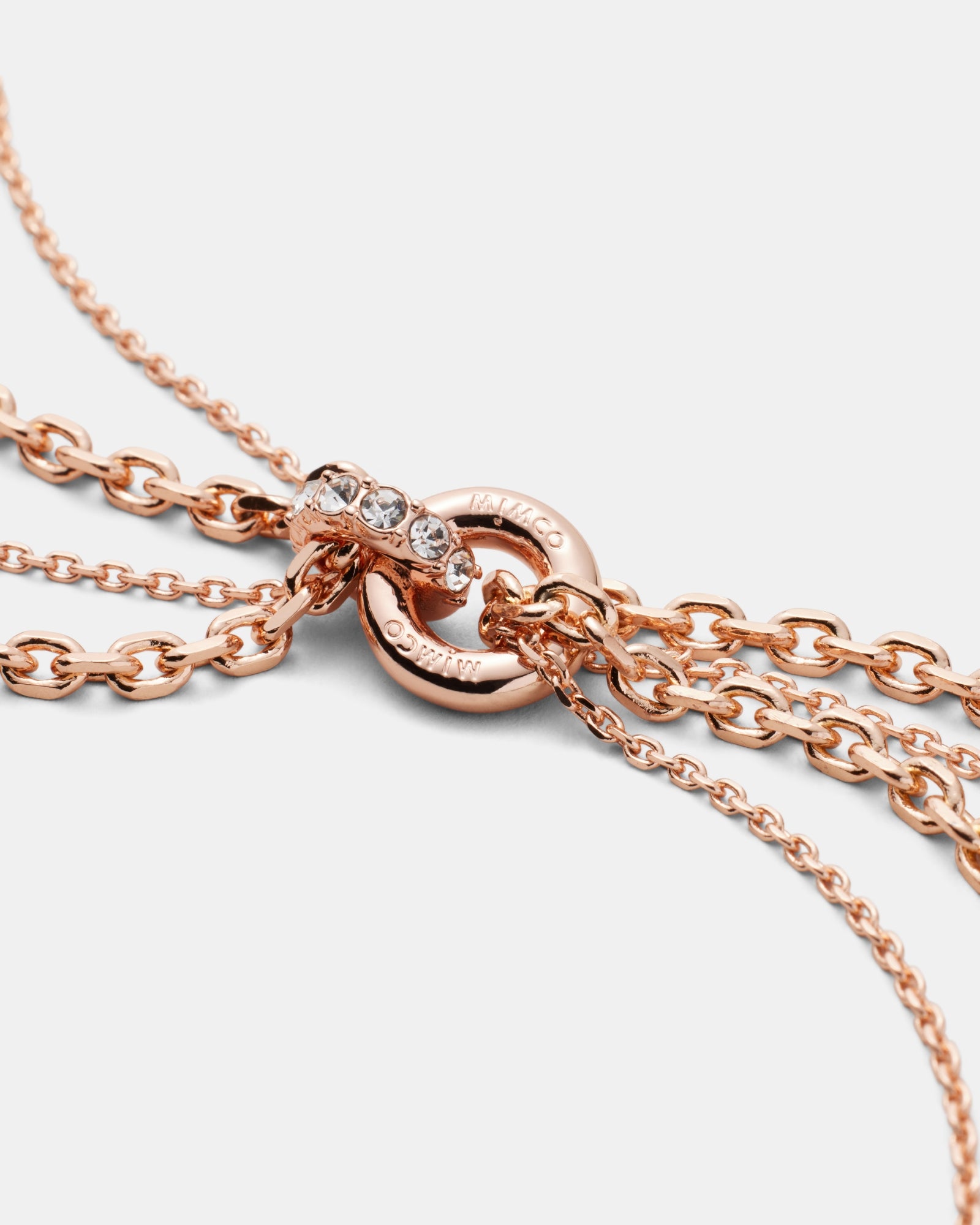Circulate Multi Chain Bracelet - Rose Gold