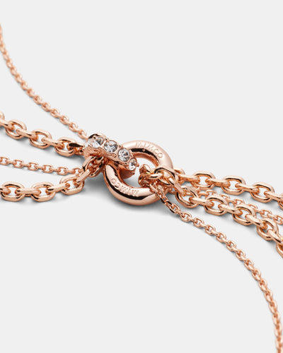 Circulate Multi Chain Bracelet - Rose Gold