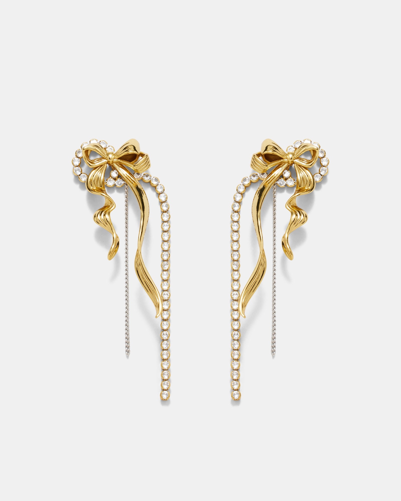 Pirouette Statement Earrings - Black