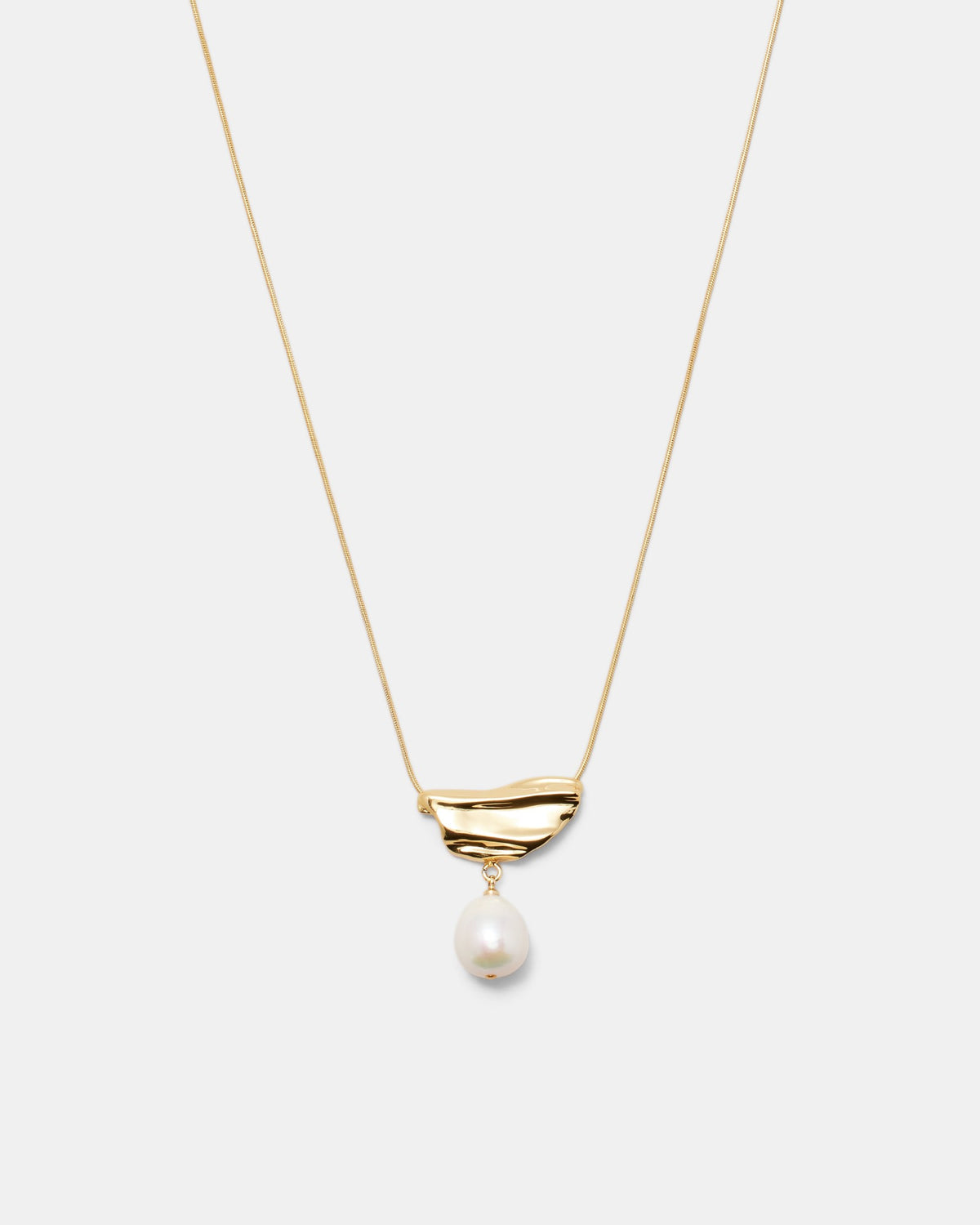 Curtain Call Pendant Necklace - Gold