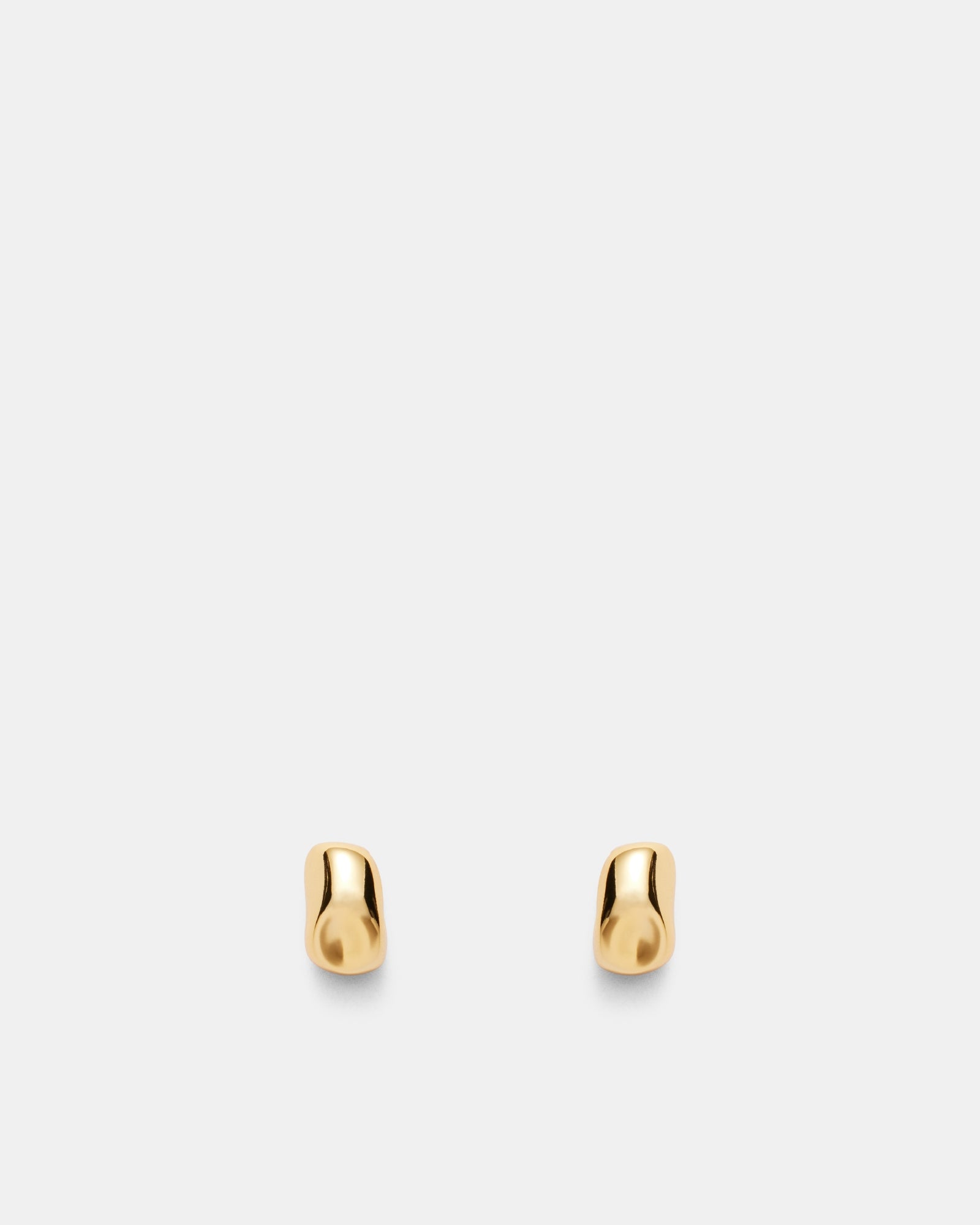 What A Treasure Stud Earrings - Gold