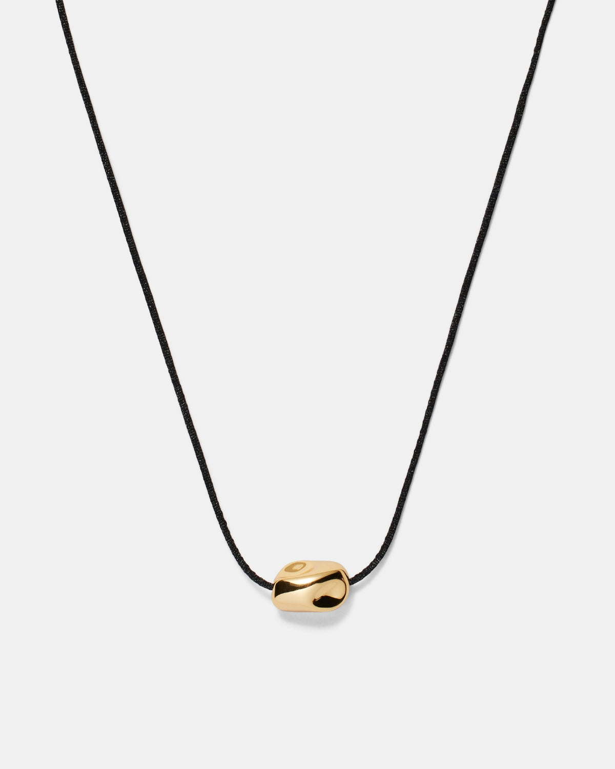 What A Treasure Cord Pendant Necklace - Gold