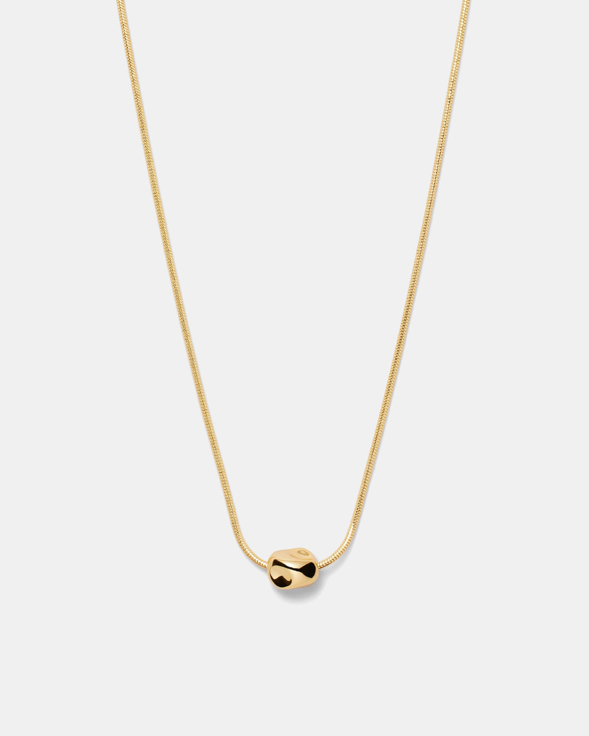 What A Treasure Pendant Necklace - Gold