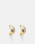 A Love Story Hoop Earrings - Gold