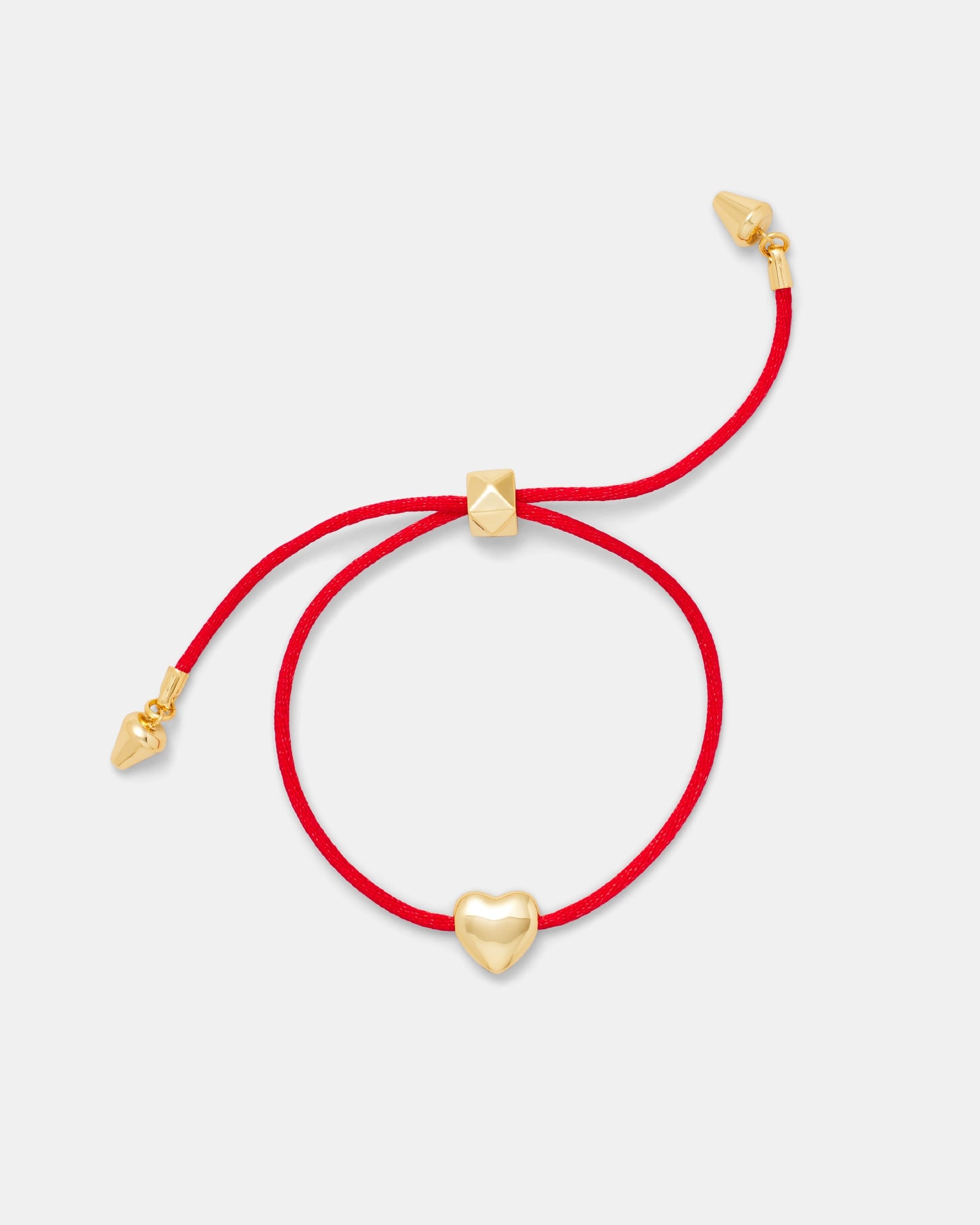 Atomic Heart Cord Bracelet - Claret