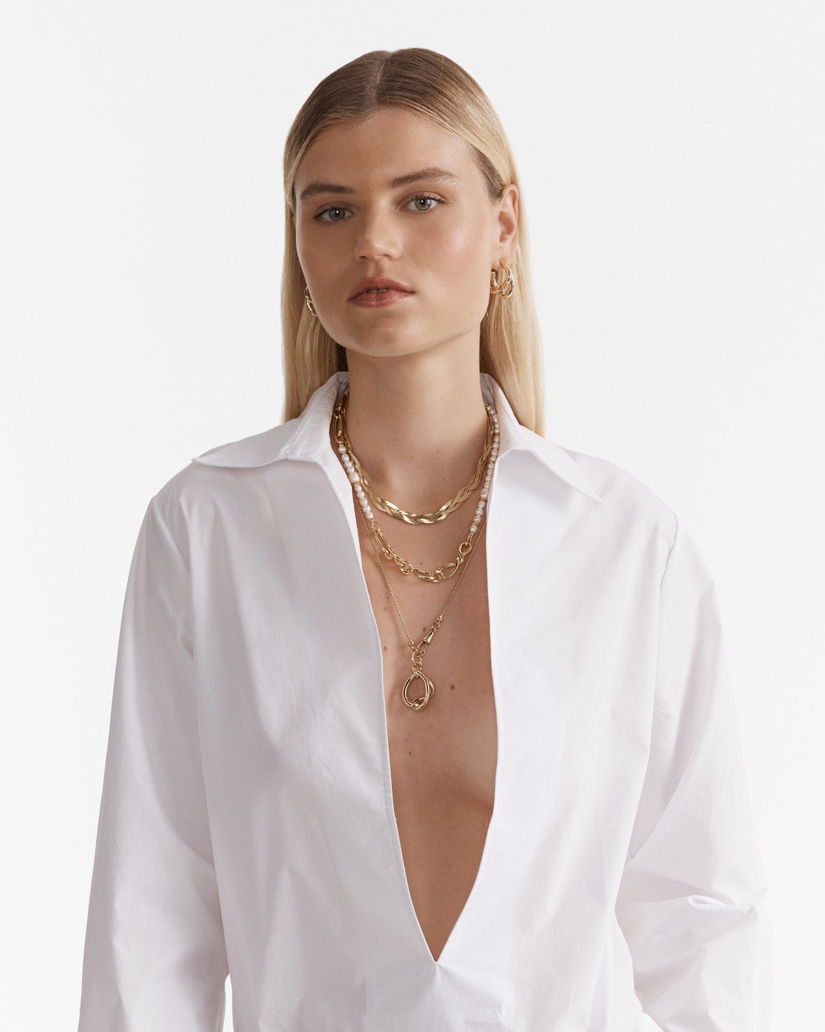 Mila Pendant Necklace - Gold