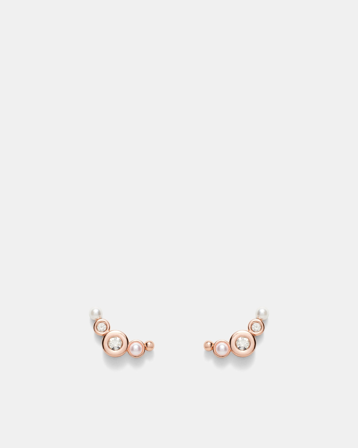 Bubble & Fizz Stud Earrings - Rose Gold