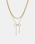 Bow & Glow Necklace - Gold