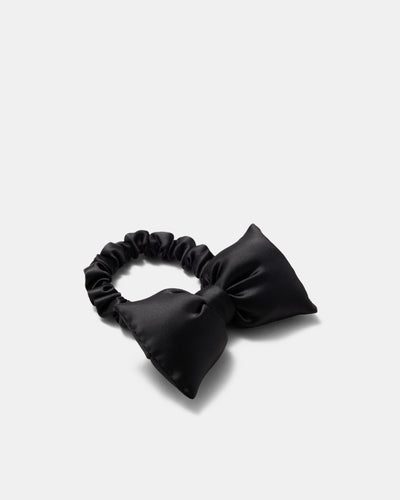 Just Say Bow Scrunchie - Black