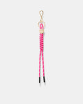 Bungee Heart Bag Charm - Pink