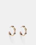 So Ornate Hoop Earrings - Rouge Noir