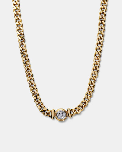 Penny Chain Necklace - Gold Silver