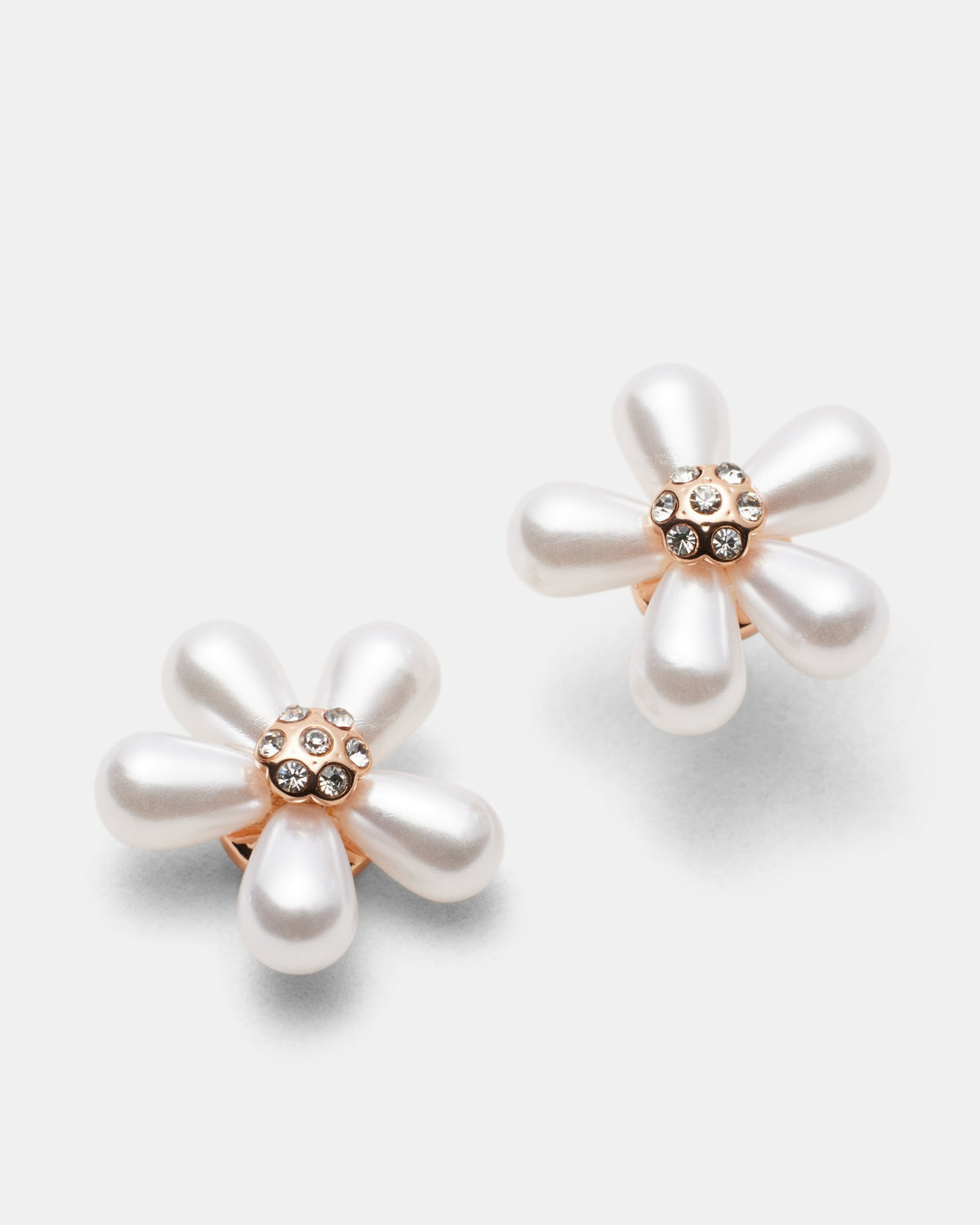 Blossom Stud Earrings - Rose Gold
