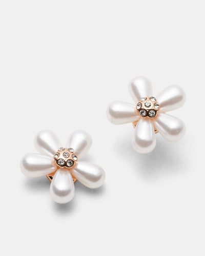 Blossom Stud Earrings - Rose Gold