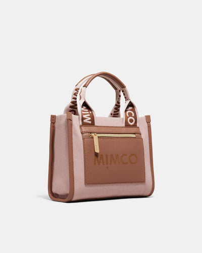 Patch Mini Tote Bag - Dusty Rose