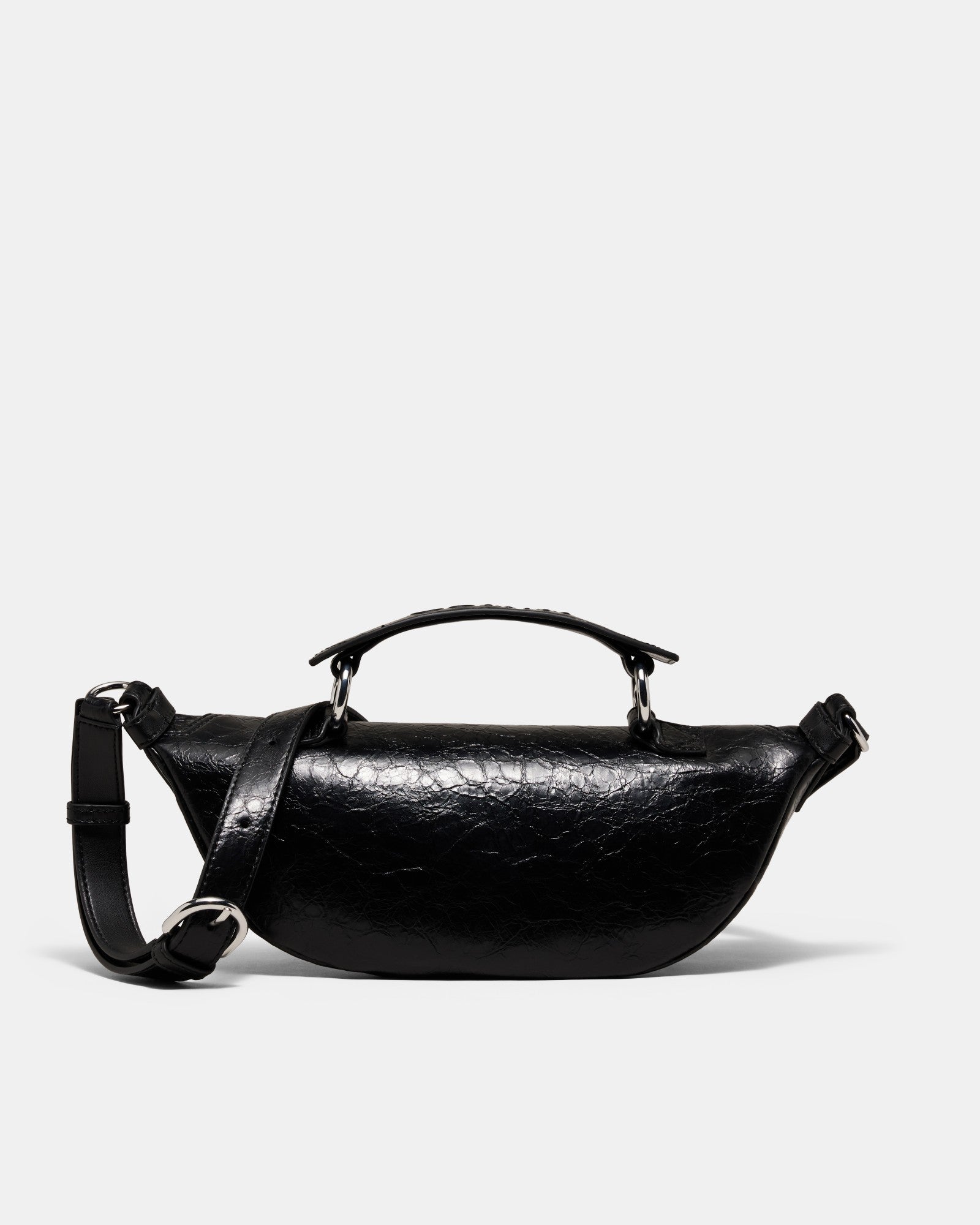 Lens Sling Crossbody Bag - Black
