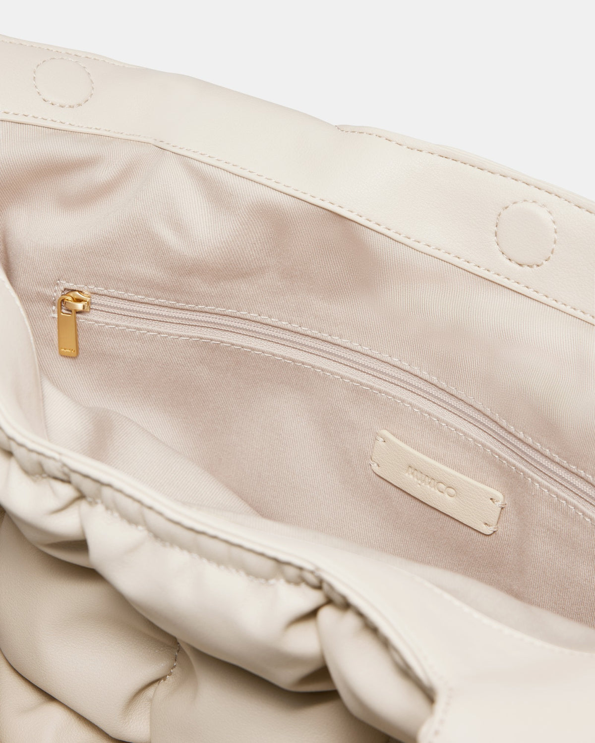 Isadora Quilted Tote Bag - Pearl
