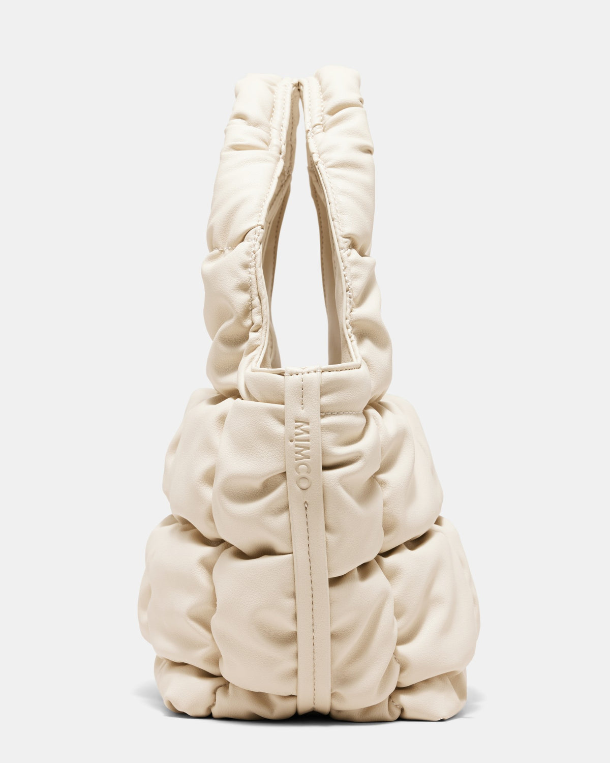 Isadora Quilted Mini Tote Bag - Pearl