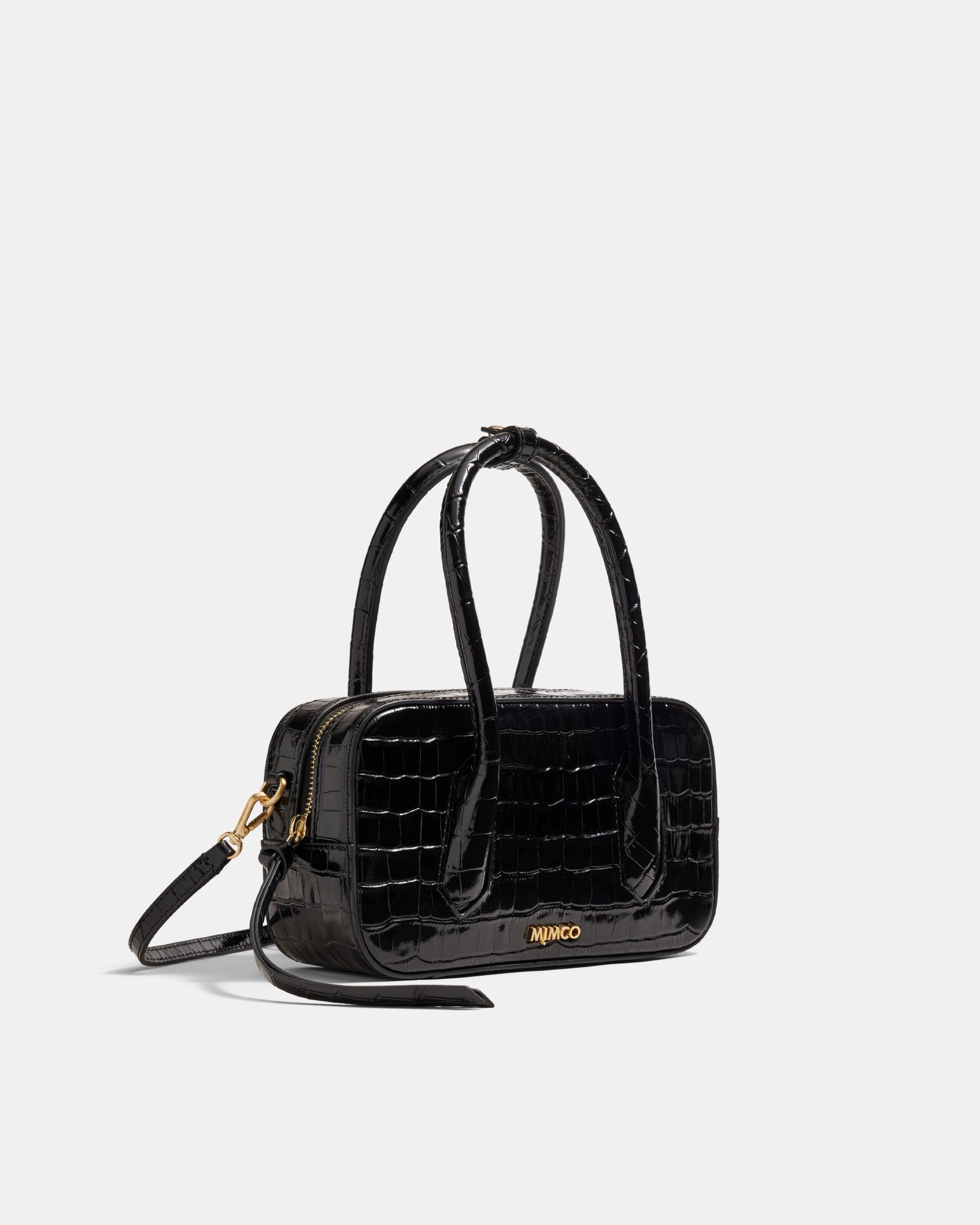 Jolene Mini Bowler Bag - Black