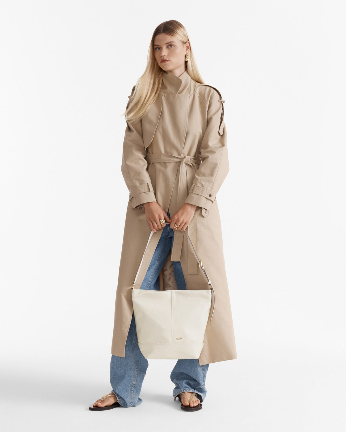 Lens Bucket Bag - Alabaster