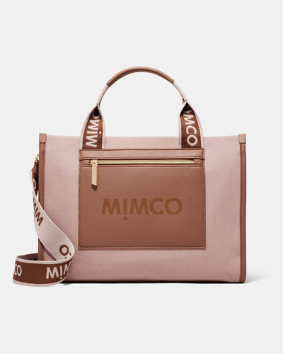 Patch Tote Bag - Dusty Rose