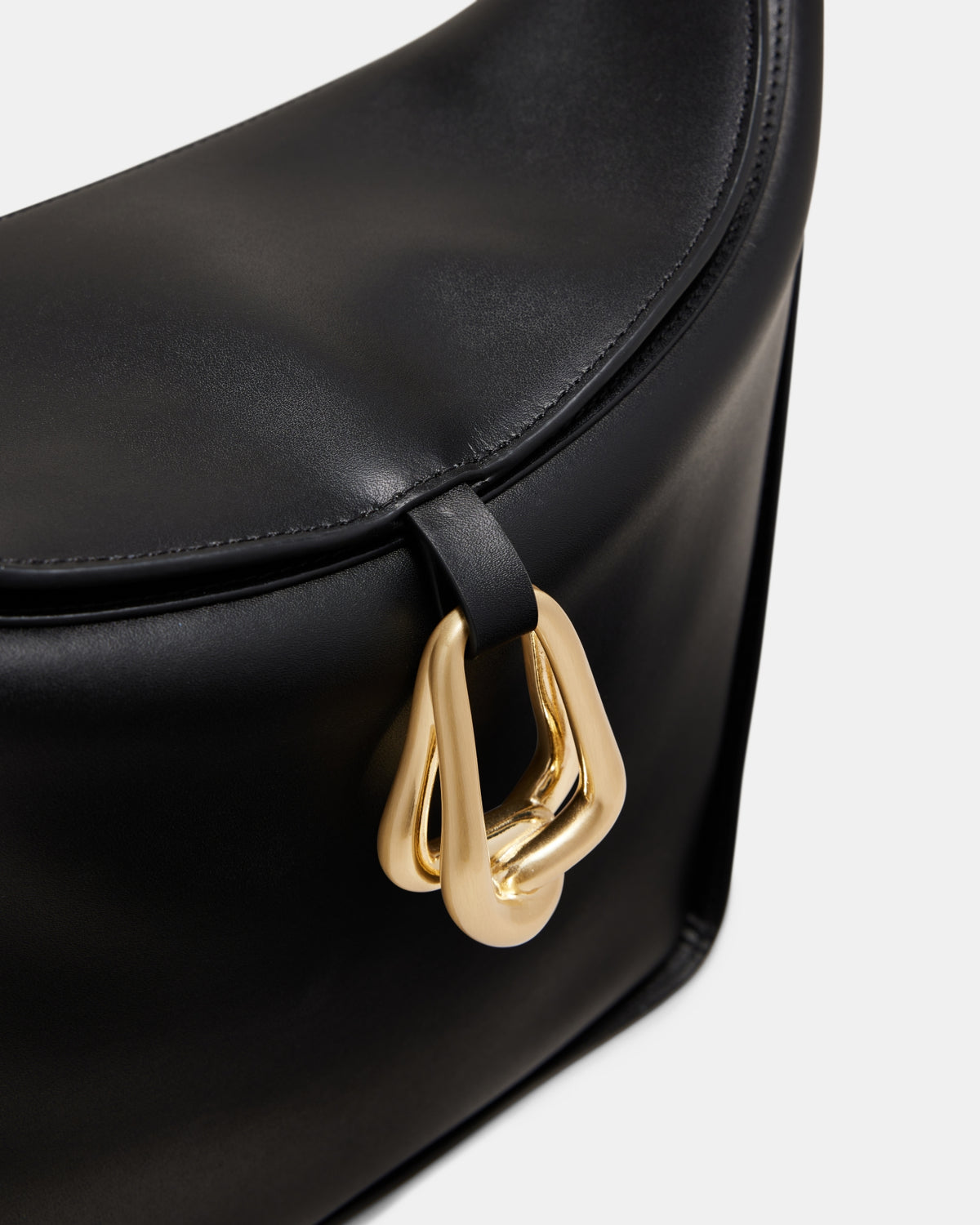 Mila Shoulder Bag - Black Brushed LG